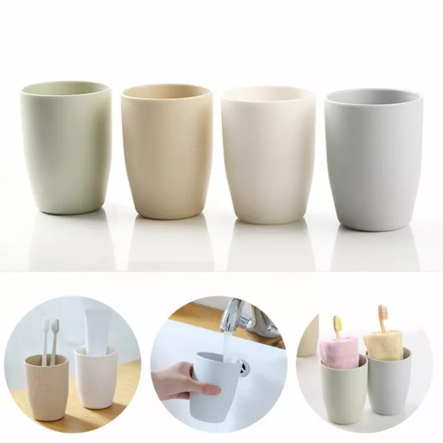 Thick Circular Portable Toothbrush Holder Tooth Mug Toothpaste Cup Tumbler