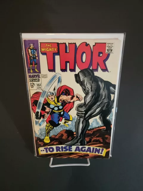 The Mighty Thor #151 (Marvel 1968) Thor vs the Destroyer -Jack Kirby- Highgrade