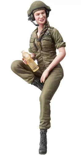 1/16 Figurenbausatz IDF Weibliche Panzer Figur 1