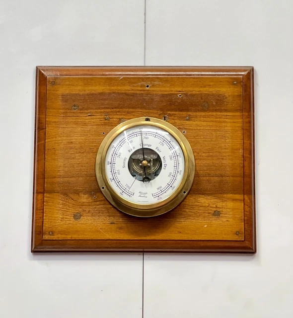 Vintage Antique Original Hanseatic Instrument Hamburg Old Barometer - Germany