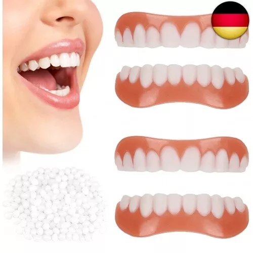 2 Paare Falsche Zähne Veneers, Furniere Zähne Kosmetische Zahnabdeckung G