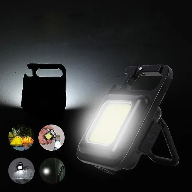 Flashlight LED Rechargeable - Keychain - Bottle Beer Opener - Torch