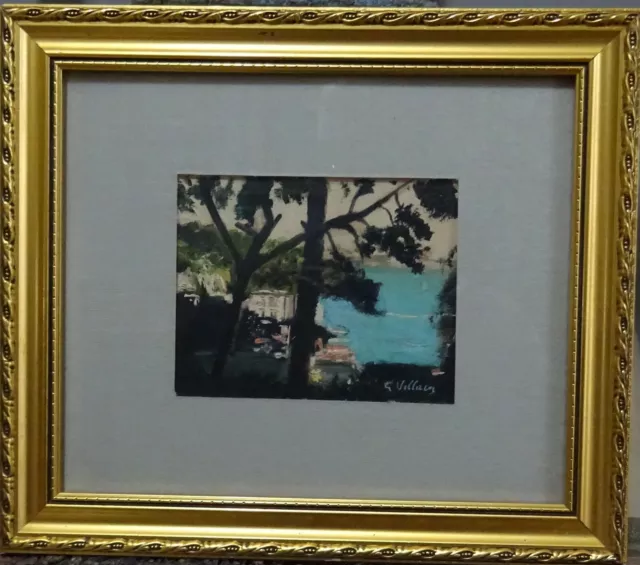 Vecchio Quadro Dipinto Ad Olio Firmato