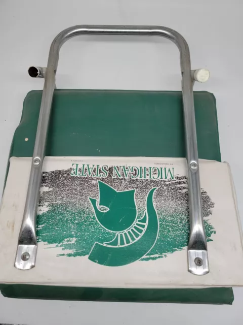 Vintage MSU Spartans Michigan State University Folding Bleacher Stadium Seat