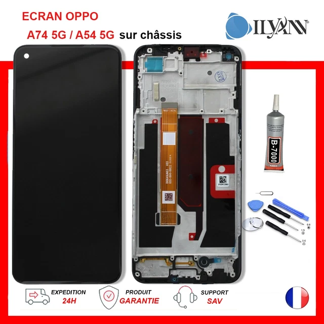 Kit écran LCD + Vitre Tactile Pour OPPO A57/A57S - Noir, Neuf Avec Outils Et Colle, Garantie 3 Mois