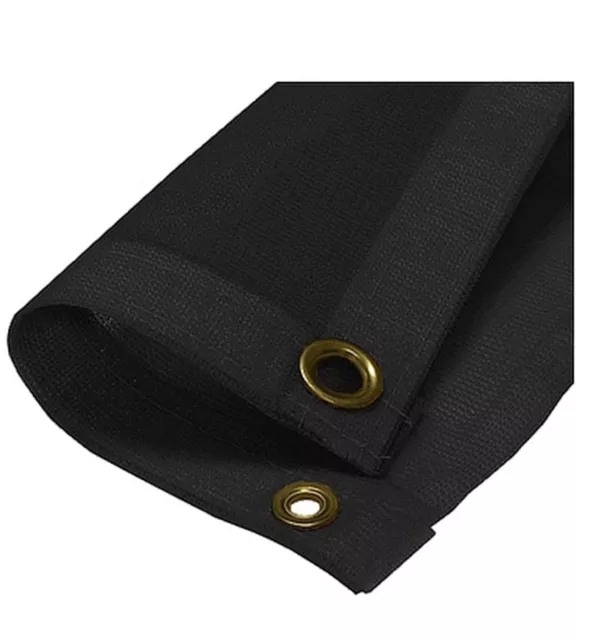 Mesh Tarp - 75% Shade Black - UV Resistant   Free Shipping 3