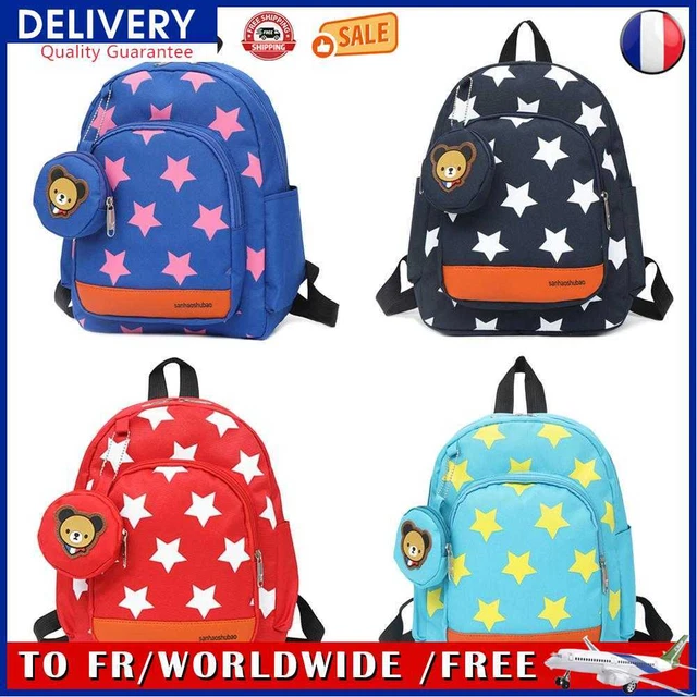 Girls Canvas Backpack Travel Zip Schoolbag Teenager Student Casual Shoulder Bag
