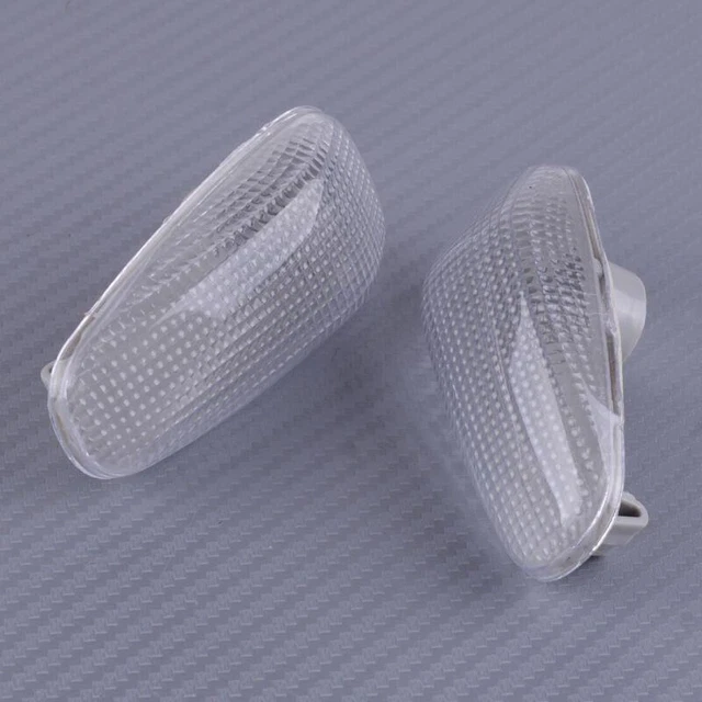 Pair Fit For Mercedes-Benz W210 CLK SLK Side Marker Light Repeater Front L+R Set