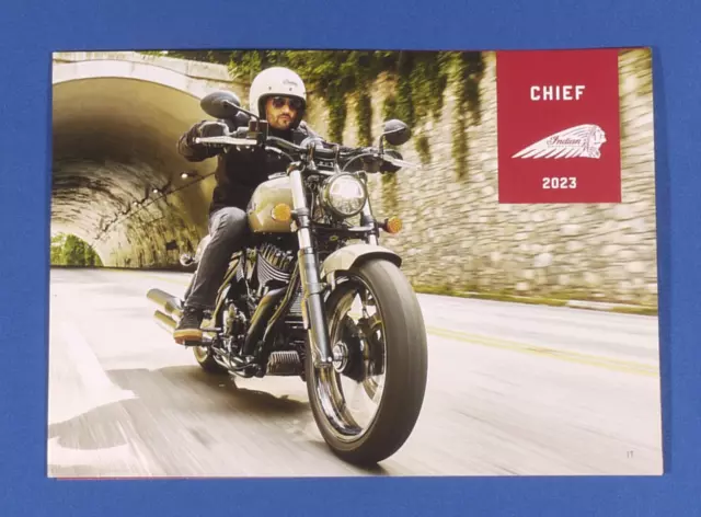 Prl) Moto 2023 Indian Chief Motorcycle Bike Catalogo Brochure Depliant Biker Usa