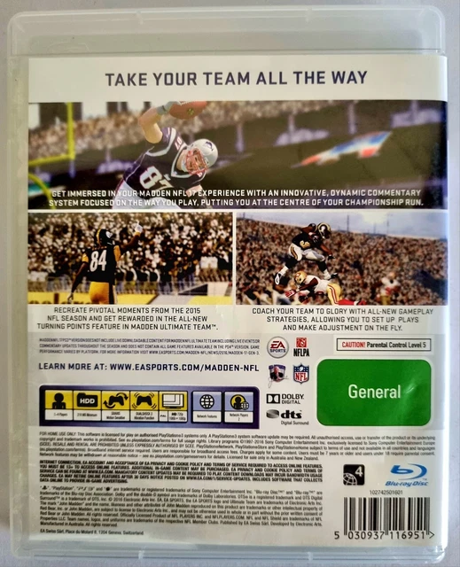 Madden NFL 17 | Sony Playstation 3 PS3 | EA Sports 2