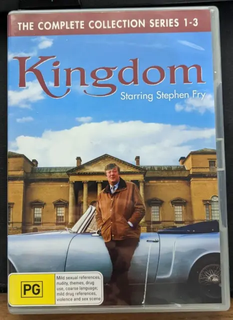 KINGDOM The Complete Collection Series 1 2 3 DVD - Region 4 - Stephen Fry