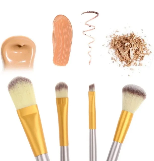 Set 18 Pezzi Pennelli Trucco Make Up Con Custodia Da Viaggio 3