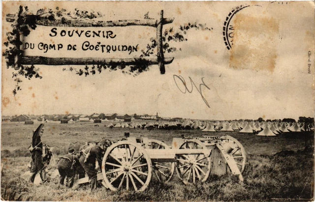 CPA AK Military - Souvenir du Camp de Coetquidan (696870)