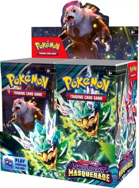 Pokemon TCG Twilight Masquerade Booster Box Factory Sealed PRESALE 5/24