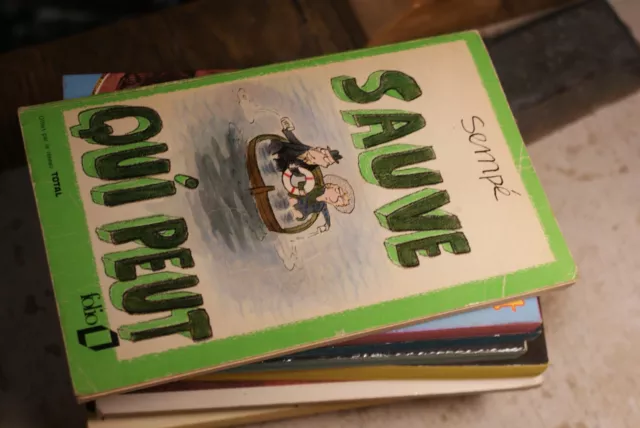 Bd Folio format poche "Sauve qui peut" de Sempé