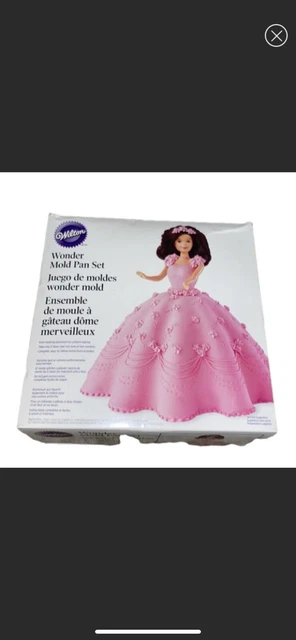 Wilton Doll Classic Wonder Mold Cake Pan Kit Set Barbie Princess Bride (3D Cake)