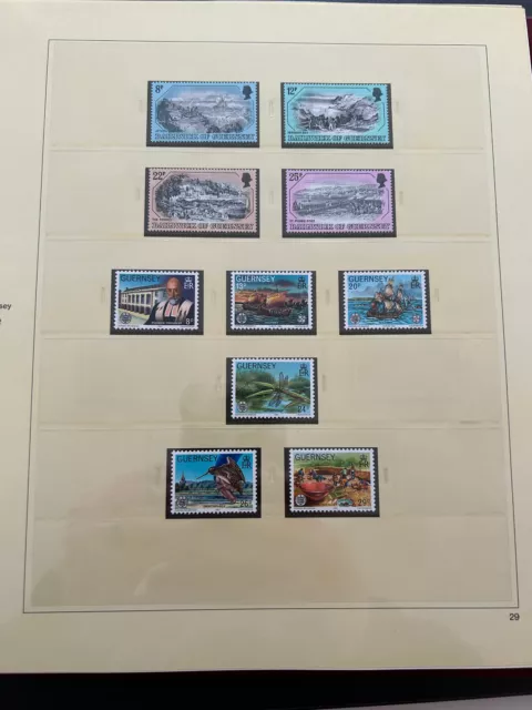 Briefmarken Kanalinseln GUERNSEY Jahrgang 1982 komplett postfrisch 4 Sätze