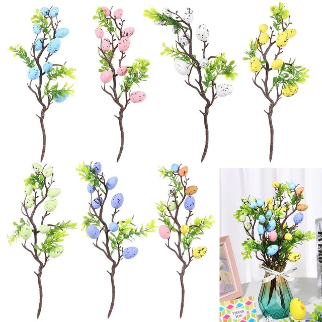 d&#39;oeufs de Pâques Fleur d&#39;oeufs en mousse Décoration de Pâques