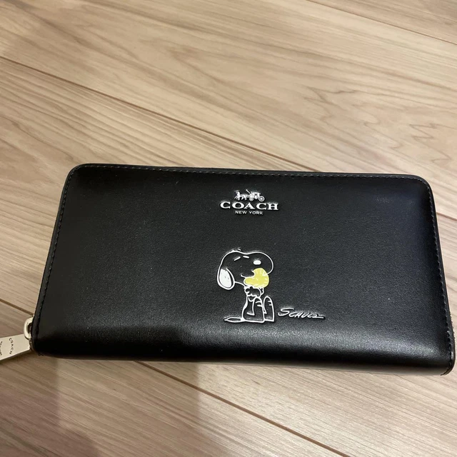 Sale Coach Snoopy Long Wallet