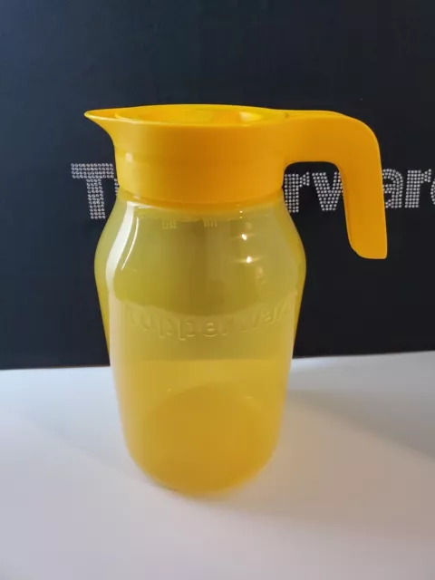 Tupperware Universal Pitcher Jar 3L / 12.5 cup Yellow New Twist Seal