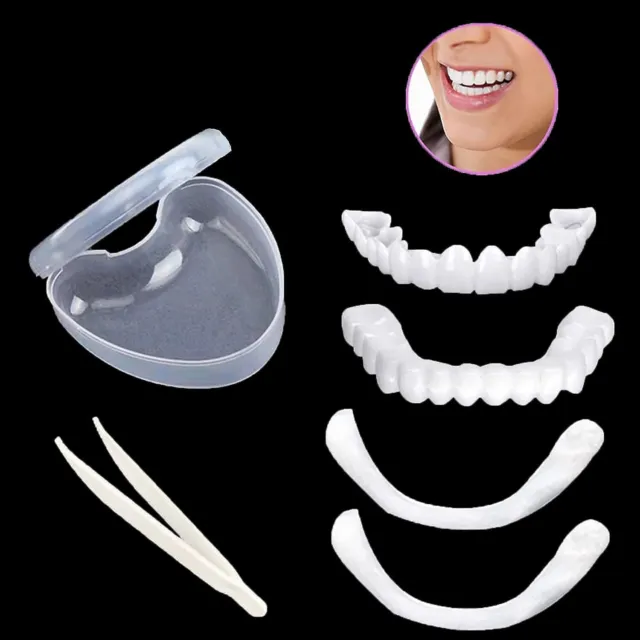 Dientes postizos Carillas dentales Cubierta de dientes de dentadura postiza