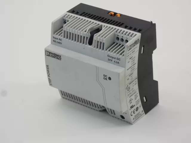 Phoenix Contact STEP-PS/1AC/24DC/4.2 Power Supply 2868664 100-240V