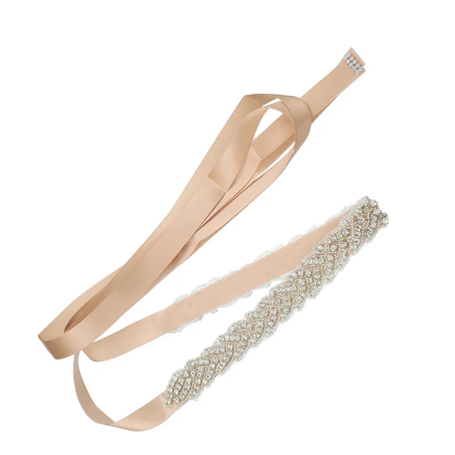 Cintura damigella d'onore cristallo fascia nuziale fascia da sposa vita perla