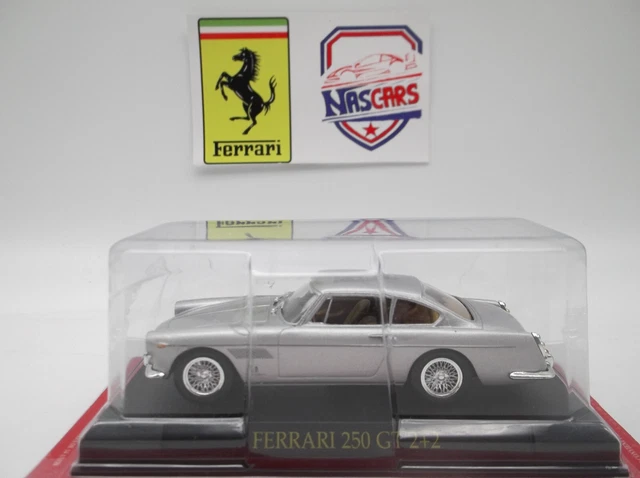 Miniature Ferrari GT 2+2 1960 échelle 1/43 Altaya - Neuf Avec Blister Et Boîte Vitrine, Couleur Grise