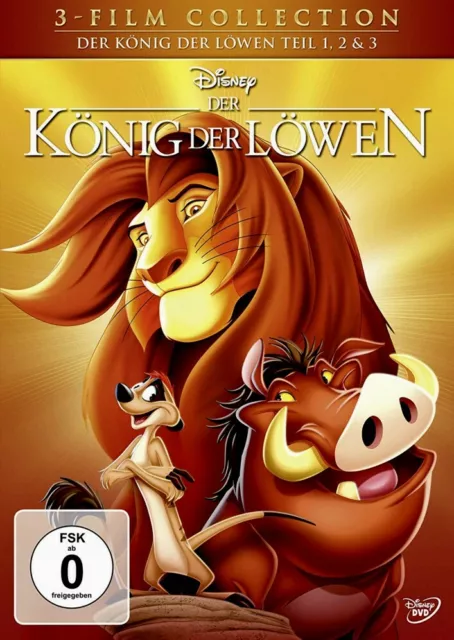 Der König der Löwen 1 + 2 + 3 (Walt Disney)     | 3-Filme Collection | DVD | 050