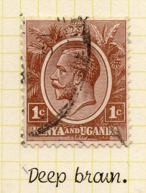 Kenya Uganda 1922 Early Issue Fine Used 1c. NW-157014