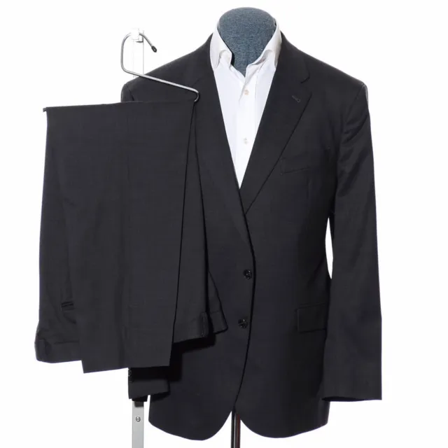 48R Slim-Fit Joseph Abboud Gray Marzotto Italian Wool 2-Piece Suit 42x29 Trouser