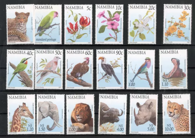 [G80.444] Namibia 1997 : Fauna / Flora - Good Set Very Fine MNH Stamps