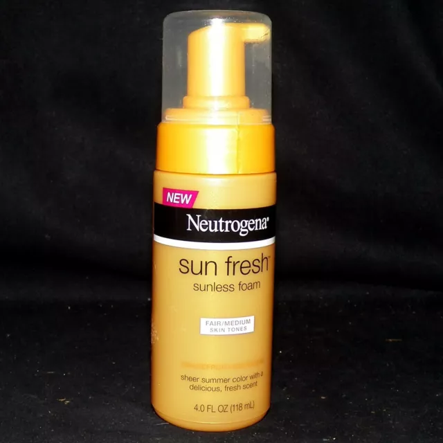 Neutrogena Sun Fresco Bronceadora Auto Espuma para Justo Al Medio De Piel Tonos