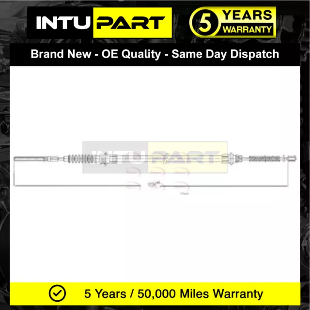 Fits Nissan Cabstar 2000-2004 2.7 D 3.0 IntuPart Rear Hand Brake Cable