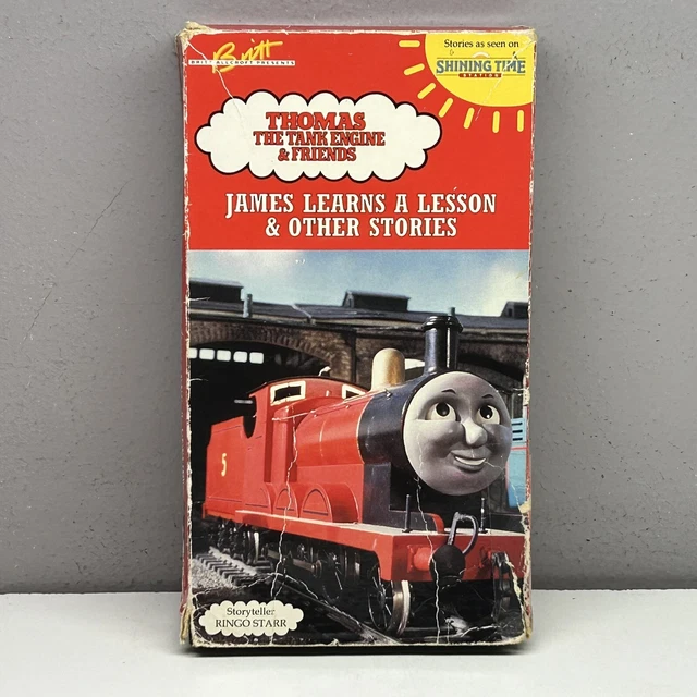 THOMAS THE TANK Engine Friends James Learns Lesson Stories VHS Video