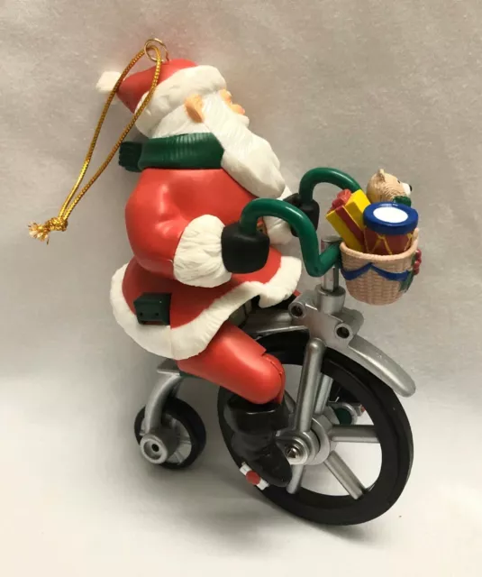 Vintage Musical Cycling Santa Movable Christmas Decoration  BLACK FRIDAY SALE 3