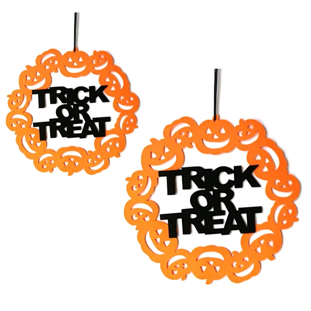 Dolcetto O Scherzetto Di Halloween Appeso Dolcetto O Scherzetto Appeso Trucco