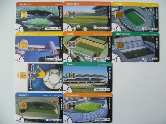Lot 30 - Lot De 10 Télécartes France 50 Ou 120 U Dont Séries Côte