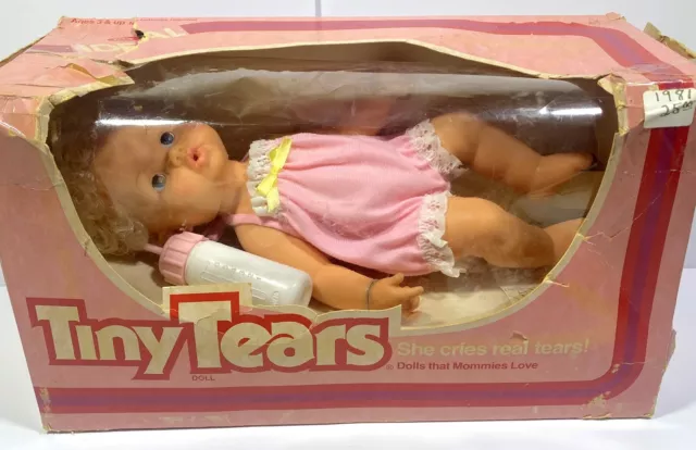 Nib Vintage Tiny Tears By Ideal Doll 1981