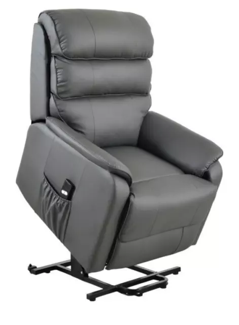 Electric Power Recliner Lift Chair Armchair Leather Mobility Disability Riser