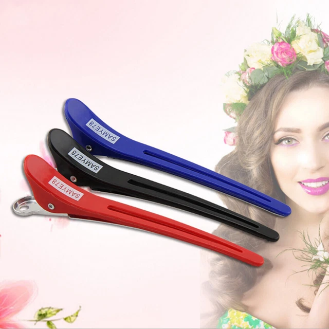 12 Pcs Black Hair Clip High Temperature Resistance Miss Women's