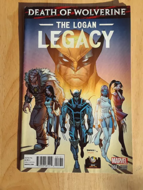 Death of Wolverine Logan Legacy #1 Comic VARIANT Wizard World Ohio X-23 Mystique