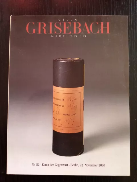 Villa Grisebach - Auktionskatalog Nr. 82, Kunst der Gegenwart 2000