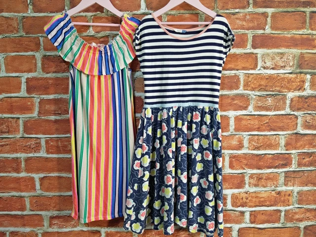 Pacchetto Ragazze Età 10-11 Anni John Lewis H&M Abiti Estivi Floreali Arcobaleno 146Cm