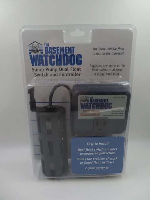 Interruptor flotador doble universal Basement Watchdog con controlador BWC1