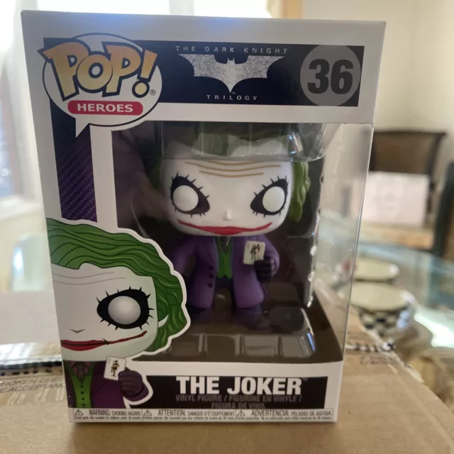 Funko Pop! Vinilo: DC Comics - The Joker (Caballero Oscuro) #36