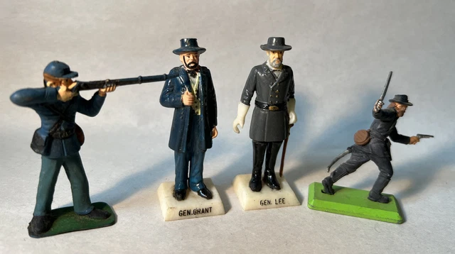 Britains LTD 1971 Deetail CIVIL WAR SOLDIER WITH SWORD & Marx Infantryman & Lee