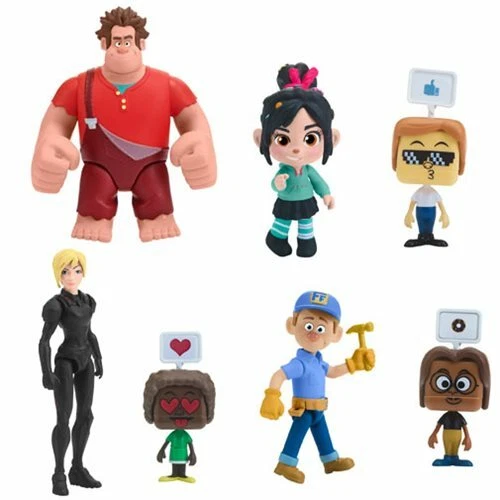 DISNEY PIXAR WRECK It Ralph Breaks The Internet Game Action Figure Toys 
