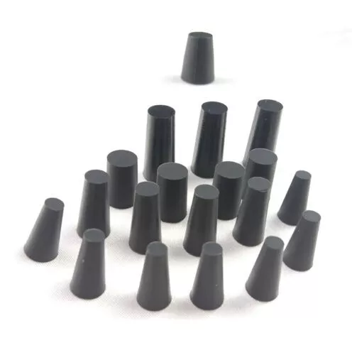 Silicone Rubber Conical Stopper Seal End Cover Blanking Plugs Insert Bung 1~16mm