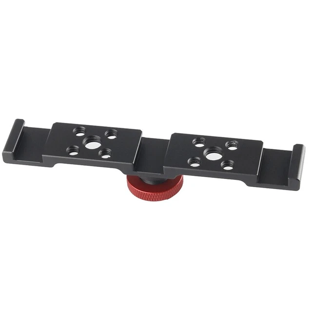 Camera Cold Shoe Mount Adapter Extension Bar Vlog Camera Bracket for DSLR C P3W3